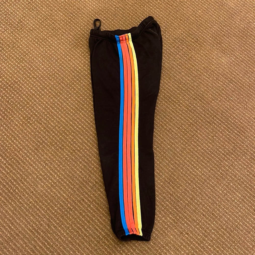 AVIATOR NATION 5 stripe classic sweatpants